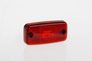 Фонарь габаритный LED красного цвета с проводом