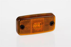 Фонарь габаритный LED желтого цвета с проводом